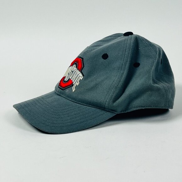 Top Of The World NCAA Ohio State Buckeyes Football Gray 7.5/8 Baseball Cap - Picture 2 of 5